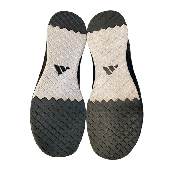 Adidas The Total Trainer Men's 13 Black White Weightlifting Shoes Gym GW6354 - Picture 7 of 9